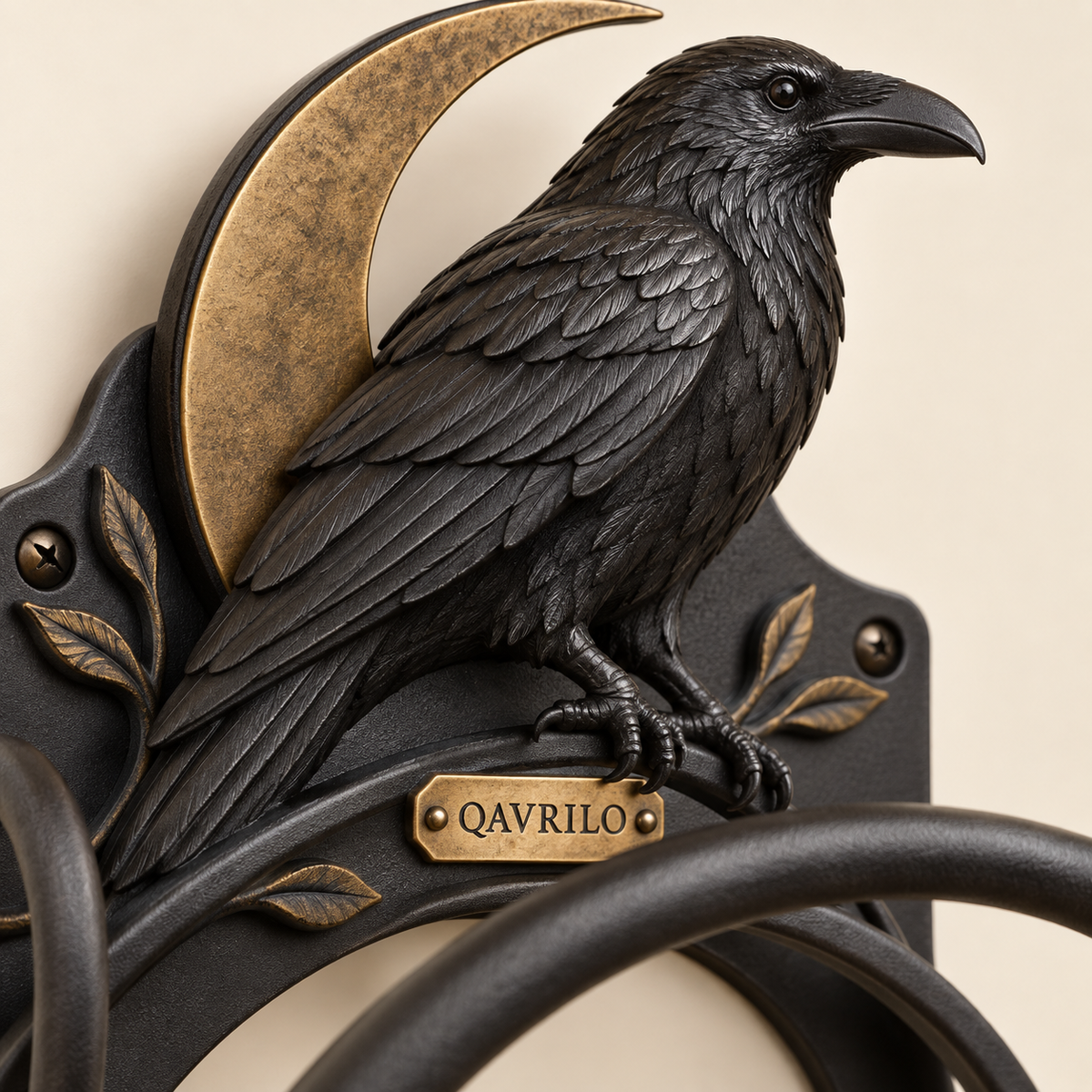 QAVLIRO™ Raven Gate Garden Hose Holder