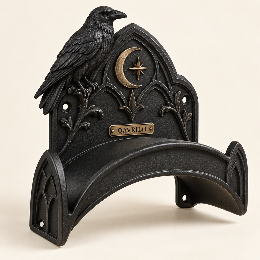 QAVLIRO™ Raven Gate Garden Hose Holder