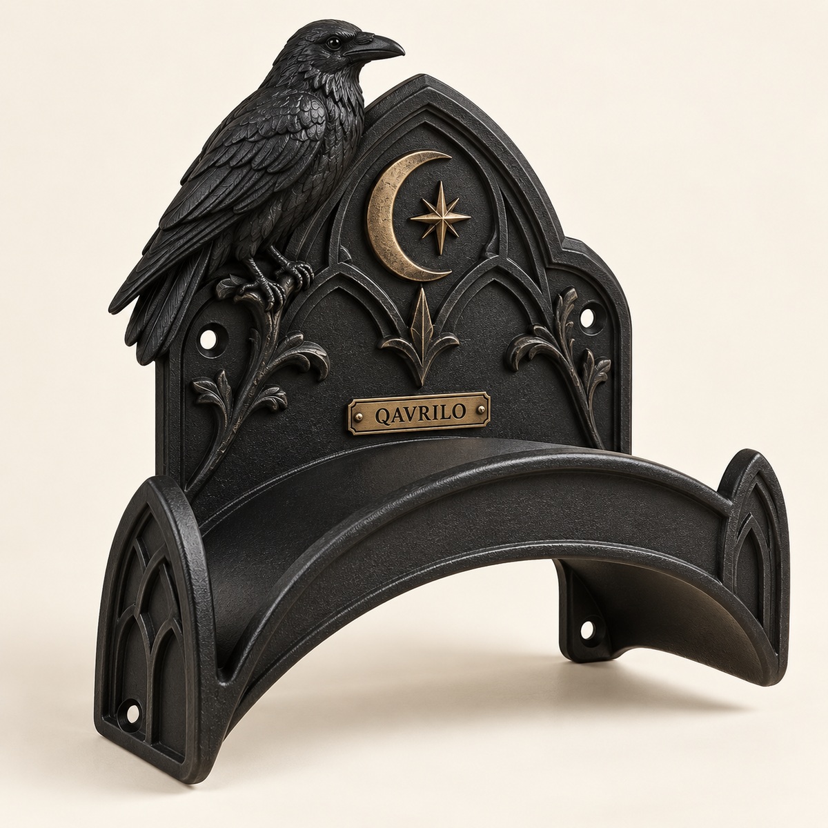 QAVLIRO™ Raven Gate Garden Hose Holder
