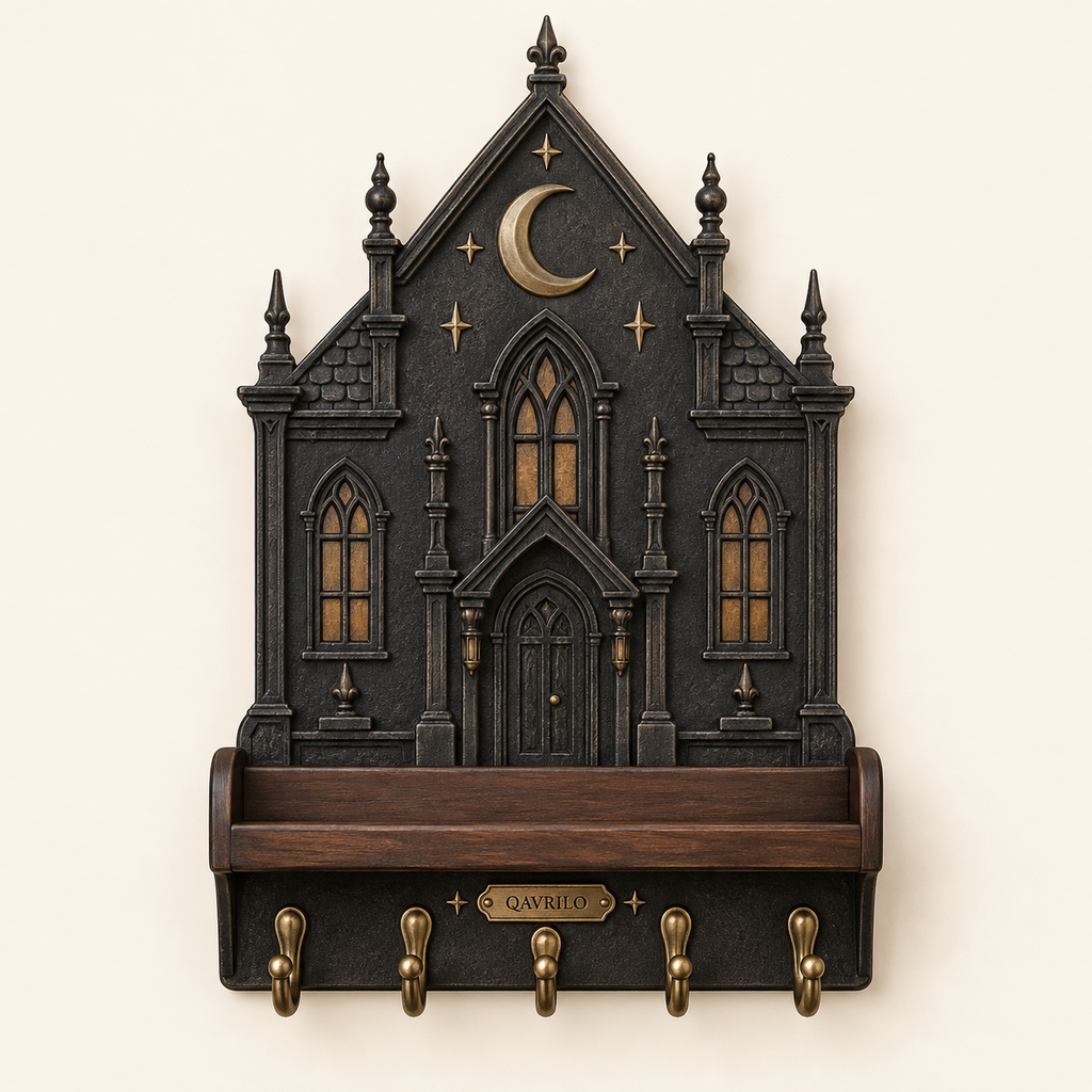 QAVLIRO™ Moonlit Manor Wall Organizer