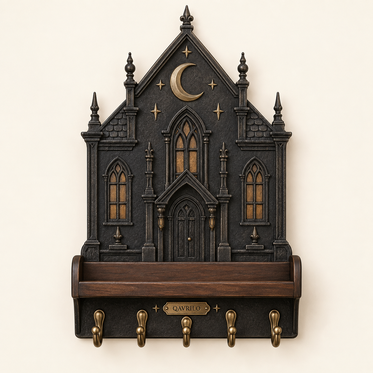 QAVLIRO™ Moonlit Manor Wall Organizer