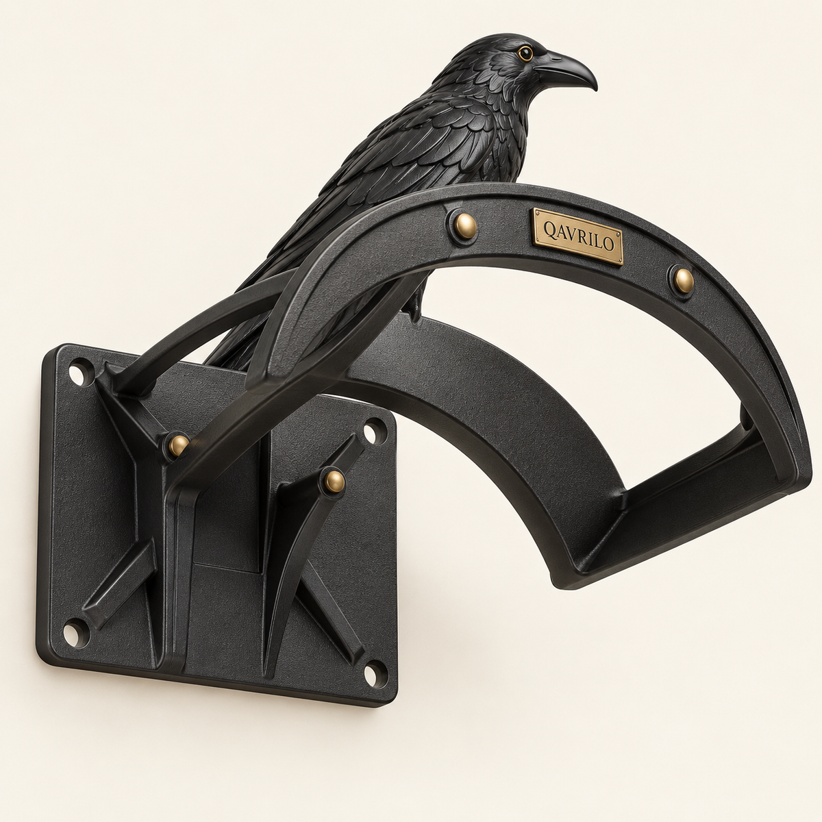 QAVLIRO™ Raven Gate Garden Hose Holder