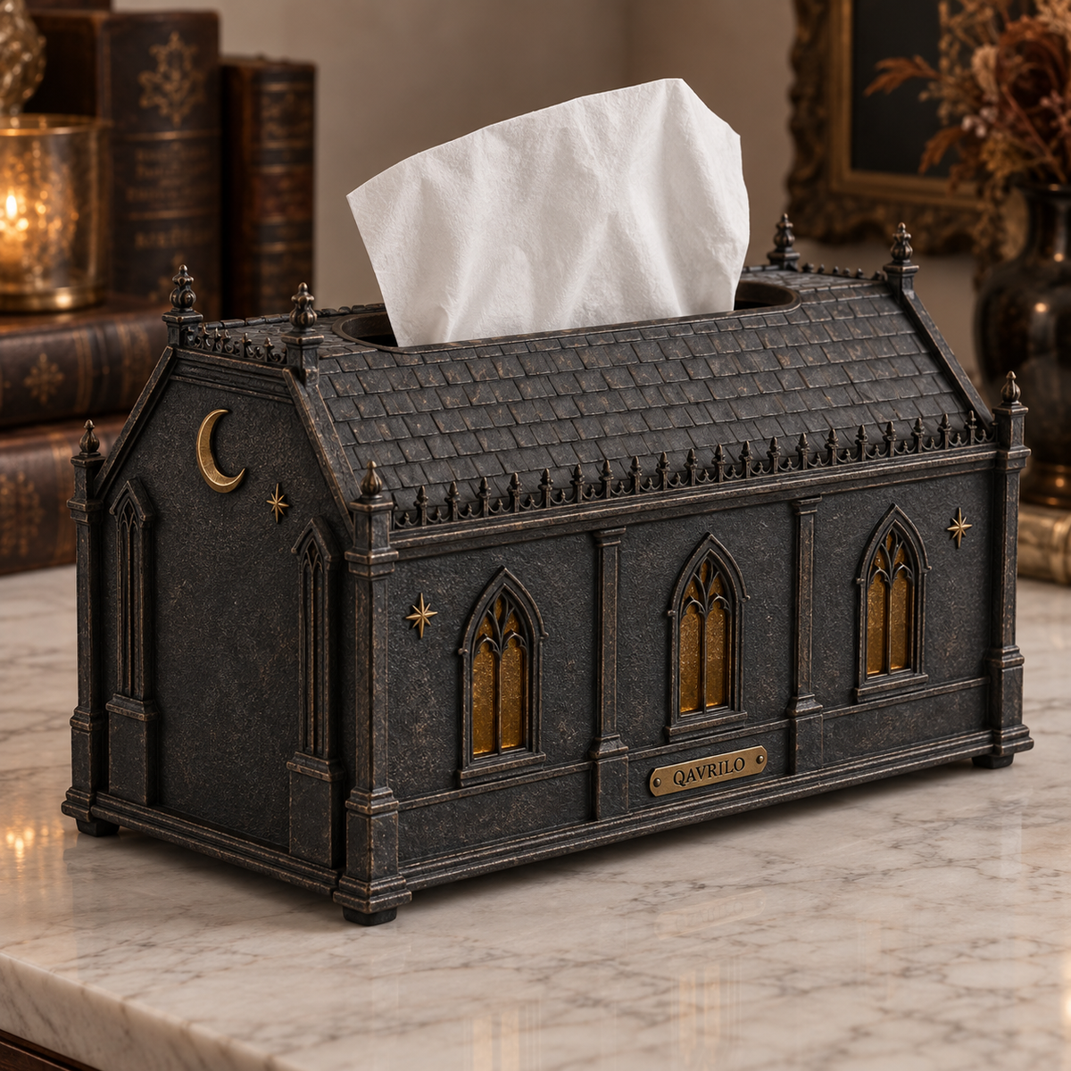 QAVLIRO™ Phantom Manor Tissue Box Cove