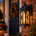 QAVLIRO™ Hollow Moon Solar Porch Lantern