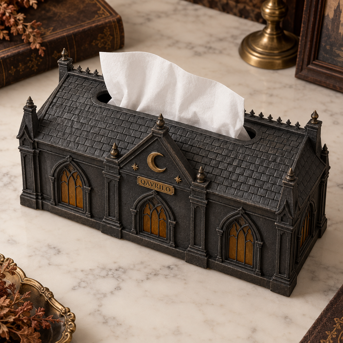 QAVLIRO™ Phantom Manor Tissue Box Cove