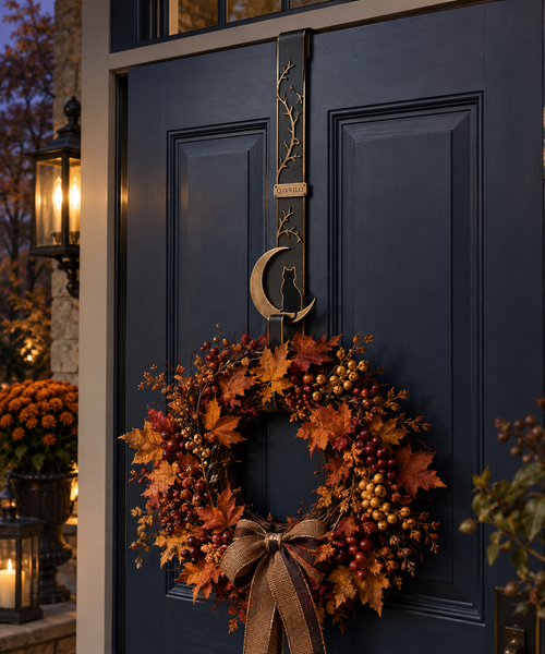 QAVLIRO™ Blackthorn Over-the-Door Wreath Hanger