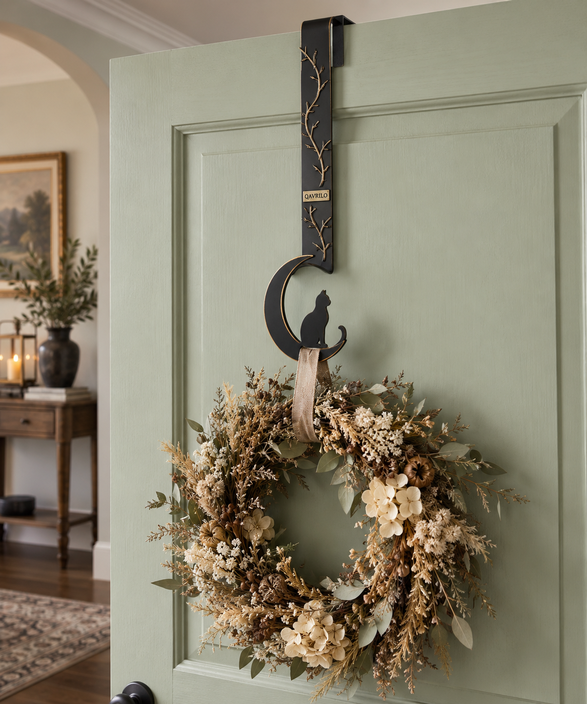 QAVLIRO™ Blackthorn Over-the-Door Wreath Hanger