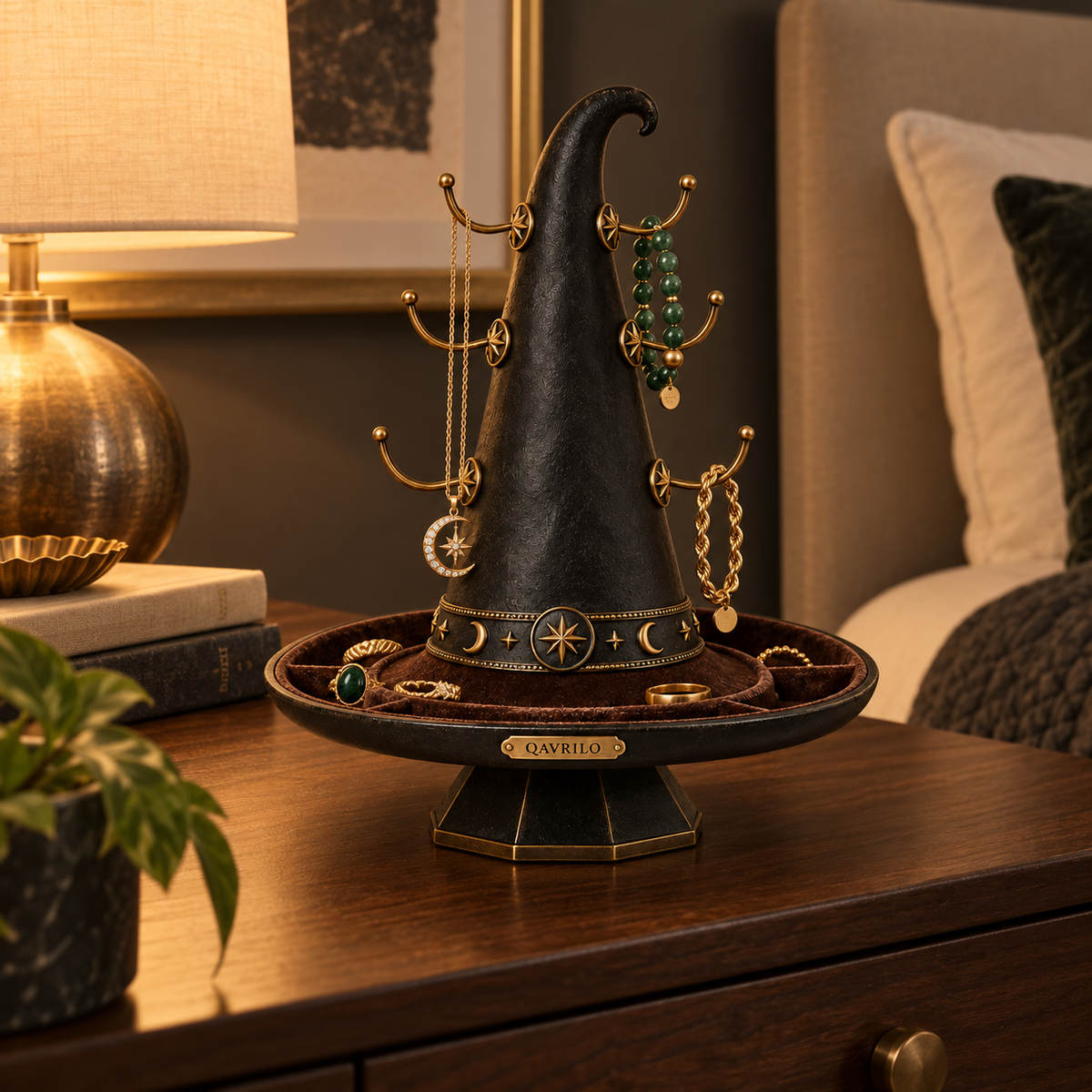QAVLIRO™ Celestial Witch Hat Jewelry Stand